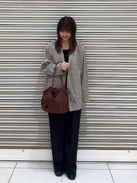 「russet（ラシット）のアイテム」を使った、Nozomiさん（レディース・161cm）の秋コーディネート