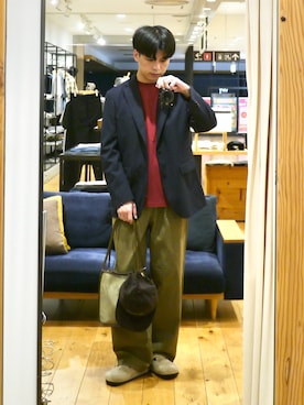 「PENNEYS（ぺニーズ）のアイテム」を使った、かずきさん（メンズ・175cm）の夏コーディネート