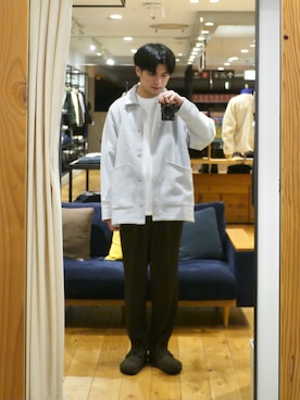 「URBAN RESEARCH」｜かずきさん（メンズ・175cm）の秋コーディネート