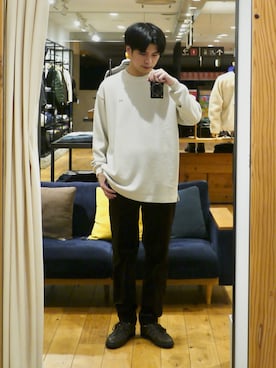 「LACOSTE（ラコステ）のアイテム」を使った、かずきさん（メンズ・175cm）の秋コーディネート