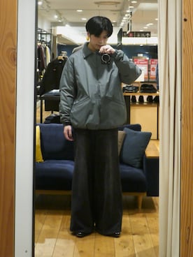 かずきさん（メンズ・175cm）の秋コーディネート