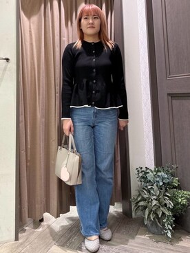「アイテム（チャーム）」を使った、yuukaさん（レディース・160cm）の春コーディネート