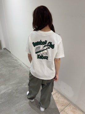 「KEBOZ（ケボズ）のアイテム」を使った、keboz74machikoriさん（レディース・167cm）の春コーディネート