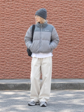 「Columbia（コロンビア）のアイテム」を使った、tani《骨格ナチュラル》さん（レディース・162cm）の秋コーディネート