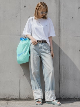 「schott(ショット)のアイテム」を使った、tani《骨格ナチュラル》さん(レディース・162cm)の夏コーディネート
