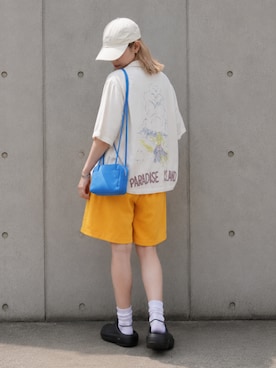 「POLeR（ポーラー）のアイテム」を使った、tani《骨格ナチュラル》さん（レディース・162cm）の夏コーディネート
