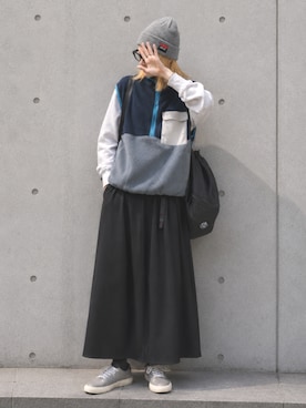 「POLeR（ポーラー）のアイテム」を使った、tani《骨格ナチュラル》さん（レディース・162cm）の夏コーディネート
