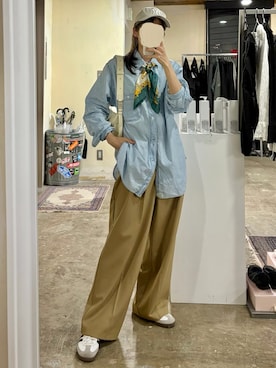 「GENERAL IDEA（ジェネラルアイデア）のアイテム」を使った、tani《骨格ナチュラル》さん（レディース・162cm）の春コーディネート