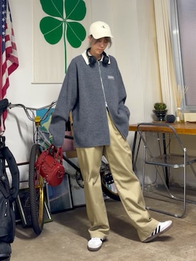 「Calvin Klein（カルバン・クライン）のアイテム」を使った、tani《骨格ナチュラル/ブルベ夏》さん（レディース・162cm）の春コーディネート