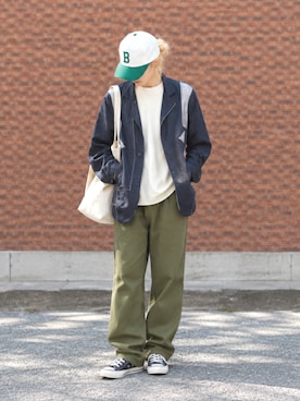 「United Athle（ユナイテッドアスレ）のアイテム」を使った、tani《骨格ナチュラル》さん（レディース・162cm）の秋コーディネート