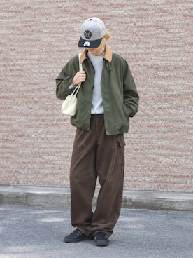 「Barbour（バブアー）のアイテム」を使った、tani《骨格ナチュラル》さん（レディース・162cm）の秋コーディネート