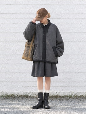 「ROOPTOKYO（ループトウキョウ）のアイテム」を使った、tani《骨格ナチュラル》さん（レディース・162cm）の秋コーディネート