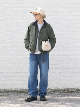 「BRIXTON(ブリクストン)のアイテム」を使った、tani《骨格ナチュラル》さん(レディース・162cm)の秋コーディネート
