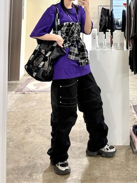 「NIKE（ナイキ）のアイテム（バッグ）」を使った、tani《骨格ナチュラル》さん（レディース・162cm）の春コーディネート