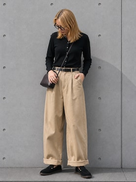 「Calvin Klein（カルバン・クライン）のアイテム」を使った、tani《骨格ナチュラル》さん（レディース・162cm）の夏コーディネート