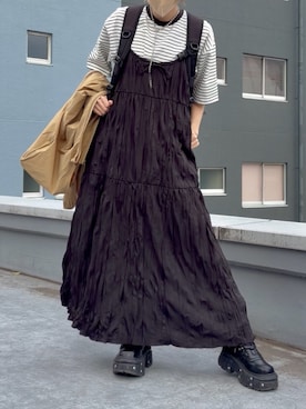 「KELTY（ケルティ）のアイテム」を使った、tani《骨格ナチュラル/ブルベ夏》さん（レディース・162cm）の春コーディネート