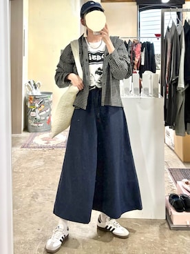 「Gramicci（グラミチ）のアイテム」を使った、tani《骨格ナチュラル》さん（レディース・162cm）の春コーディネート