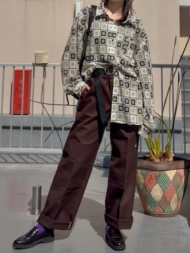 「ALL RUNS（オールランズ）のアイテム」を使った、tani《骨格ナチュラル/ブルベ夏》さん（レディース・162cm）の春コーディネート