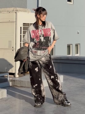 「ALL RUNS（オールランズ）のアイテム」を使った、tani《骨格ナチュラル/ブルベ夏》さん（レディース・162cm）の冬コーディネート