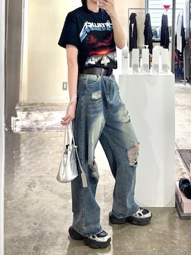 「marco masi（マルコマージ）のアイテム」を使った、tani《骨格ナチュラル》さん（レディース・162cm）の春コーディネート