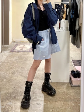 「NIKE（ナイキ）のアイテム（パンツ）」を使った、tani《骨格ナチュラル》さん（レディース・162cm）の春コーディネート