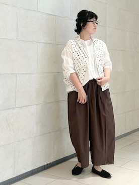 「JOURNAL STANDARD LUXE（ジャーナルスタンダード　ラックス）のアイテム」を使った、A.Nさん（レディース・159cm）の夏コーディネート