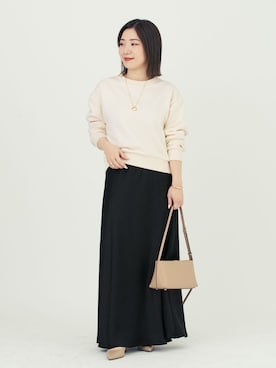 「PROTAGONISTA（プロタゴニスタ）のアイテム」を使った、ayumiさん（レディース・154cm）の冬コーディネート