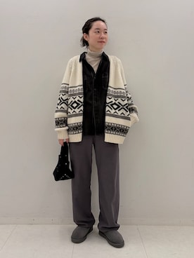 「FRAMeWORK（フレームワーク）のアイテム（パンツ）」を使った、arisaさん（レディース・164cm）の秋コーディネート
