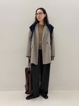 「FRAMeWORK（フレームワーク）のアイテム（パンツ）」を使った、arisaさん（レディース・164cm）の秋コーディネート