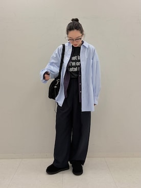「FRAMeWORK（フレームワーク）のアイテム（シューズ）」を使った、arisaさん（レディース・164cm）の夏コーディネート