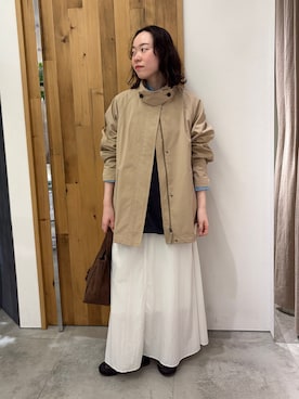 「FRAMeWORK（フレームワーク）のアイテム（スカート）」を使った、arisaさん（レディース・164cm）の春コーディネート