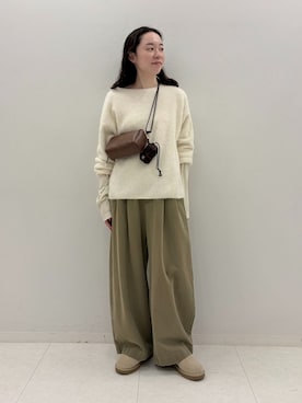 「FRAMeWORK（フレームワーク）のアイテム（バッグ）」を使った、arisaさん（レディース・164cm）の秋コーディネート