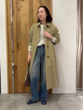 「FRAMeWORK（フレームワーク）のアイテム（ジャケット/アウター）」を使った、arisaさん（レディース・164cm）の冬コーディネート
