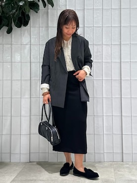 「MOHI（モヒ）のアイテム」を使った、ロセラさん（レディース・162cm）の秋コーディネート