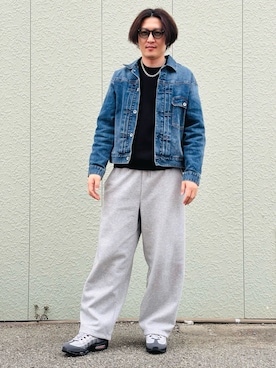 「LION HEART（ライオンハート）のアイテム」を使った、たかまるさん（メンズ・178cm）の春コーディネート