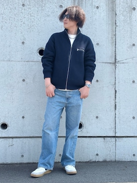 「LION HEART（ライオンハート）のアイテム」を使った、たかまるさん（メンズ・178cm）の春コーディネート