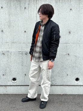 「SEIKO（セイコー）のアイテム」を使った、TAKAMARUさん（メンズ・178cm）の冬コーディネート