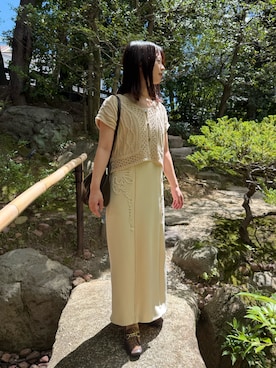 「ORiental TRaffic（オリエンタルトラフィック）のシューズ【earth music&ecologyコラボ】（その他シューズ、ブラウン系）」を使った、asuさん（レディース・147cm）の秋コーディネート