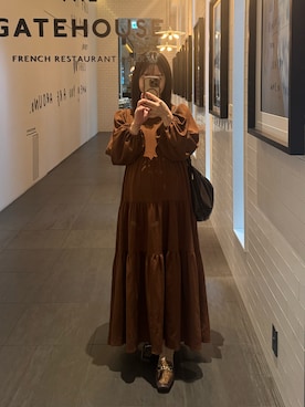 「OLUN（オルン）のアイテム」を使った、asuさん（レディース・147cm）の夏コーディネート