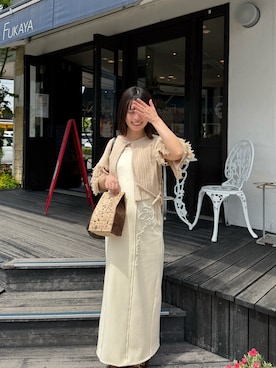 「moment+（モーメントプラス）のアイテム」を使った、asuさん（レディース・147cm）の春コーディネート