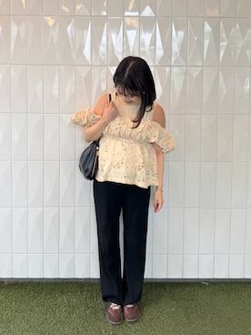 「gemeil（ジェムイル）のアイテム」を使った、asuさん（レディース・147cm）の夏コーディネート