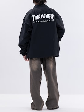 「オトナカジュアル」｜「アイテム（ナイロンジャケット）」を使った、a.wearさん（メンズ・166cm）の冬コーディネート