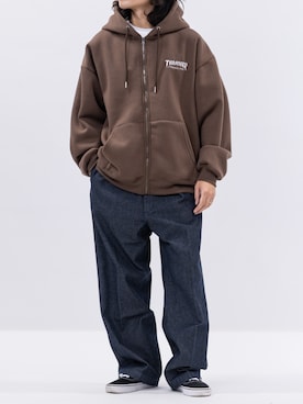 「THRASHER（スラッシャー）のアイテム」を使った、a.wearさん（メンズ・166cm）の冬コーディネート