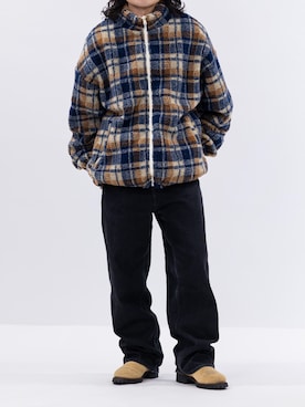 「冬アウター」｜「アイテム（ナイロンジャケット）」を使った、a.wearさん（メンズ・166cm）の秋コーディネート