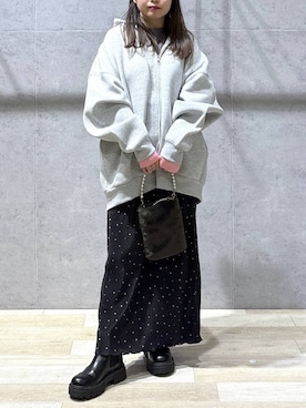 「アイテム（マタニティウェア/グッズ）」を使った、tutu.さん（レディース・152cm）の冬コーディネート