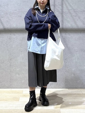 「旅行」｜「アイテム（アクセサリー）」を使った、tutu.さん（レディース・152cm）の冬コーディネート