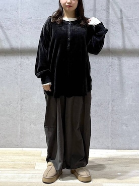 「デート/ロマンティック」｜「アイテム（その他シューズ）」を使った、tutu.さん（レディース・152cm）の冬コーディネート