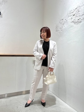 azuaduさん（レディース・160cm）の冬コーディネート