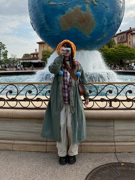 「アイテム（モッズコート）」を使った、ekazzzさん（レディース・159cm）の秋コーディネート