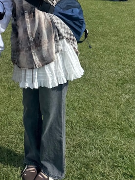 「アイテム（スニーカー）」を使った、ekazzzさん（レディース・159cm・20代）の秋コーディネート